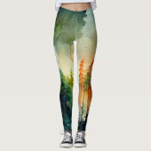 Der Wald (Natur) Leggings (Vorderseite)