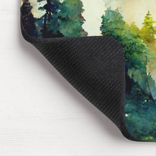 Der Wald (Natur) Mousepad (Ecke)