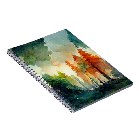 Der Wald (Natur) Notizblock (Rechte Seite)