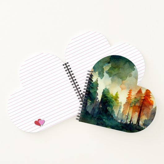 Der Wald (Natur) Notizblock (Innenseite)