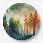 Der Wald (Natur) Pappteller (Vorderseite)