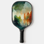 Der Wald (Natur) Pickleball Schläger (Rückseite)