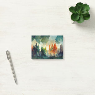 Der Wald (Natur) Post-it Klebezettel