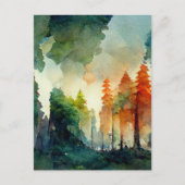Der Wald (Natur) Postkarte (Vorderseite)