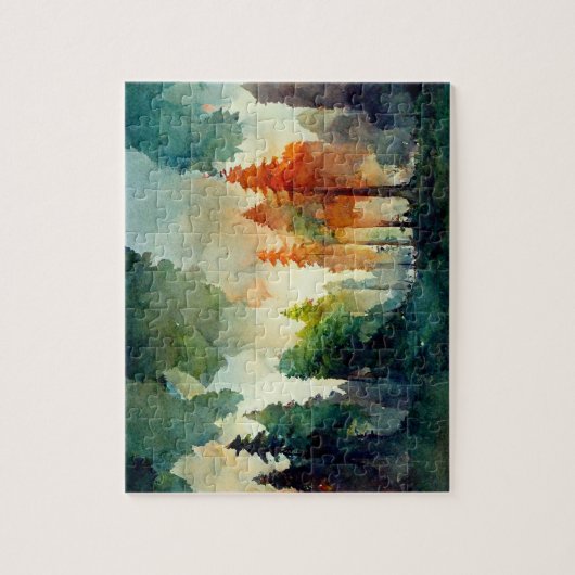 Der Wald (Natur) Puzzle (Vertikal)