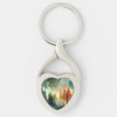 Der Wald (Natur) Schlüsselanhänger (Vorderseite)