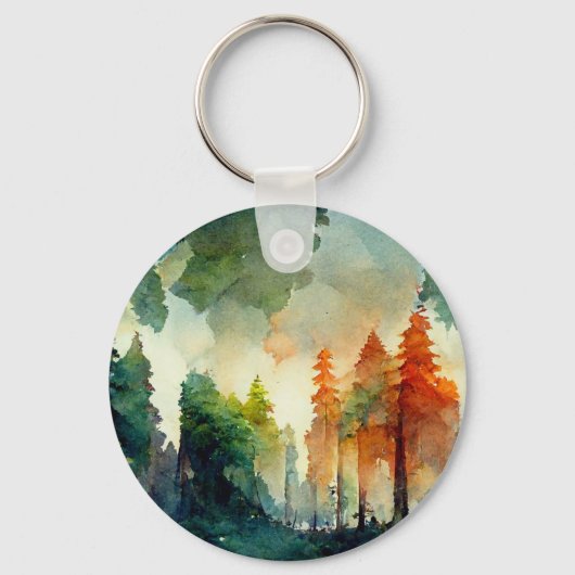 Der Wald (Natur) Schlüsselanhänger (Vorderseite)