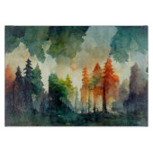 Der Wald (Natur) Schneidebrett (Vorderseite)