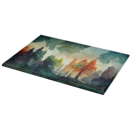 Der Wald (Natur) Schneidebrett (Ecke)
