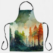 Der Wald (Natur) Schürze (Vorderseite)