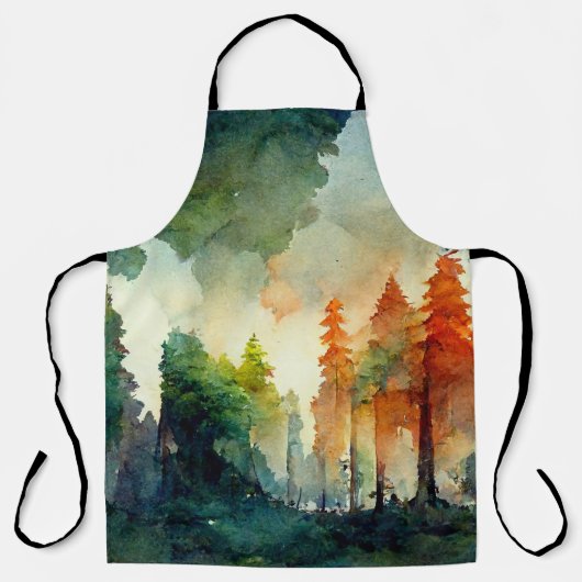 Der Wald (Natur) Schürze (Vorderseite)