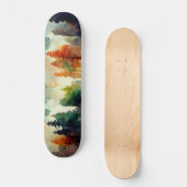 Der Wald (Natur) Skateboard (Vorderseite)