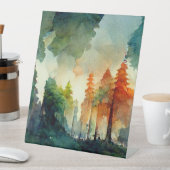 Der Wald (Natur) Sockelschild (In Situ)