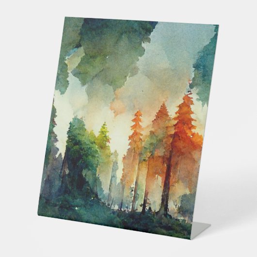 Der Wald (Natur) Sockelschild (Vorderseite)