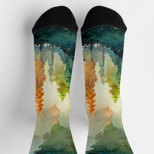 Der Wald (Natur) Socken (Oben)