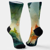 Der Wald (Natur) Socken (Gewinkelt)