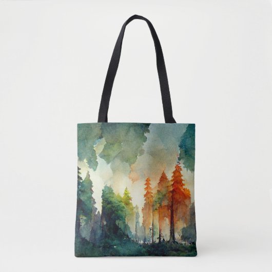 Der Wald (Natur) Tasche (Vorderseite)