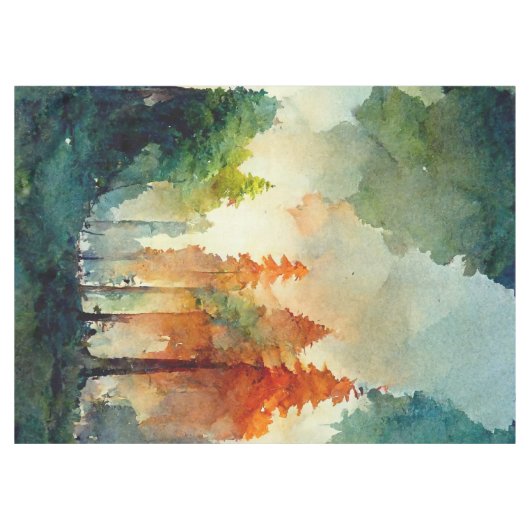 Der Wald (Natur) Tischdecke (Vorderseite (Horizontal))