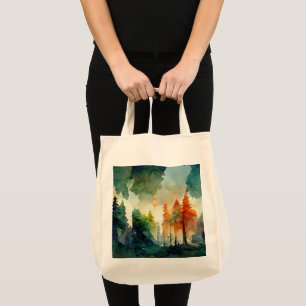 Der Wald (Natur) Tragetasche