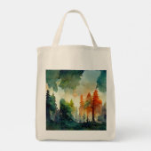 Der Wald (Natur) Tragetasche (Rückseite)