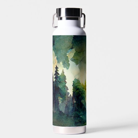 Der Wald (Natur) Trinkflasche (Vorne)