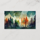 Der Wald (Natur) Visitenkarte (Vorderseite)