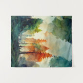 Der Wald (Natur) Wandteppich (Vorderseite (Horizontal))