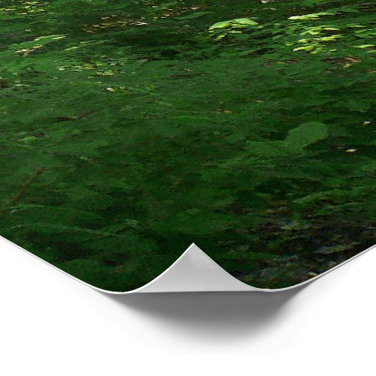 Der Wald Poster (Ecke)