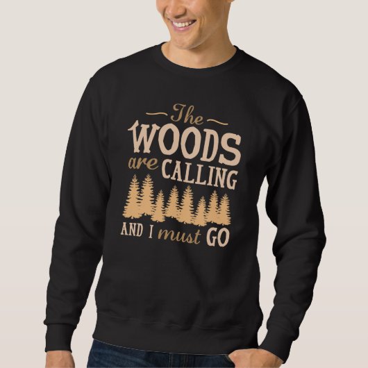 Der Wald ruft Sweatshirt (Vorderseite)