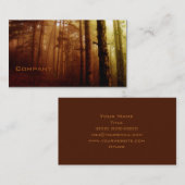 Der Wald V2 Visitenkarte (Vorne/Hinten)