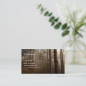 Der Wald Visitenkarte (Stehend Vorderseite)