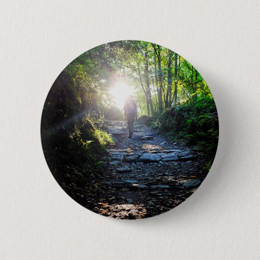 Der Wald von O Cebreiro Button (Vorderseite)