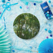 Der Wald von Palmen tropische Natur Pappteller (Party)