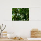 Der Wald von Palmen tropische Natur Poster (Küche)