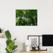 Der Wald von Palmen tropische Natur Poster (Heimbüro)