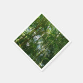 Der Wald von Palmen tropische Natur Serviette (Ecke)