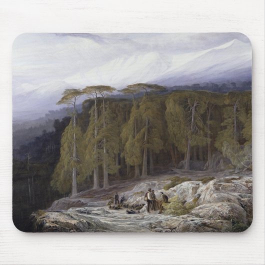 Der Wald von Valdoniello, Korsika, 1869 (Öl auf c Mousepad (Vorne)