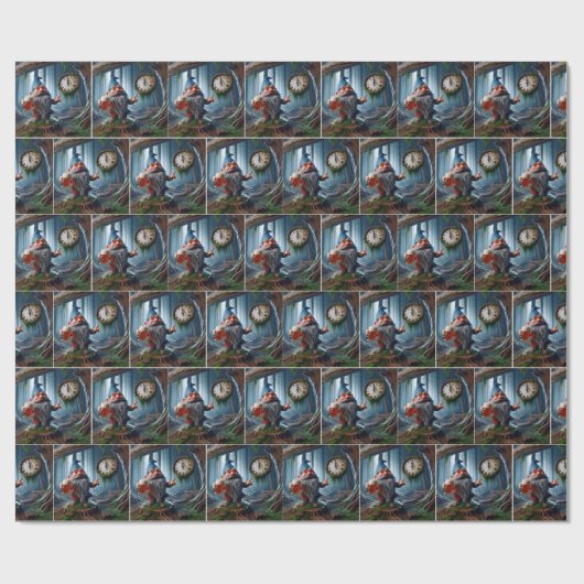 Der Wald wächst um fünf Uhr Geschenkpapier (Flach)