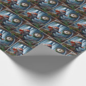 Der Wald wächst um fünf Uhr Geschenkpapier (Ecke)