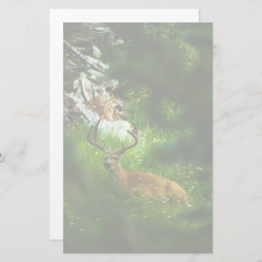 Der Waldfürst Briefpapier (Vorne/Hinten)