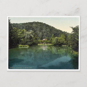 Der Waldsee, Freiburg, Baden, Deutschland seltene Postkarte