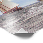 Der Walfänger Fotodruck (Ecke)