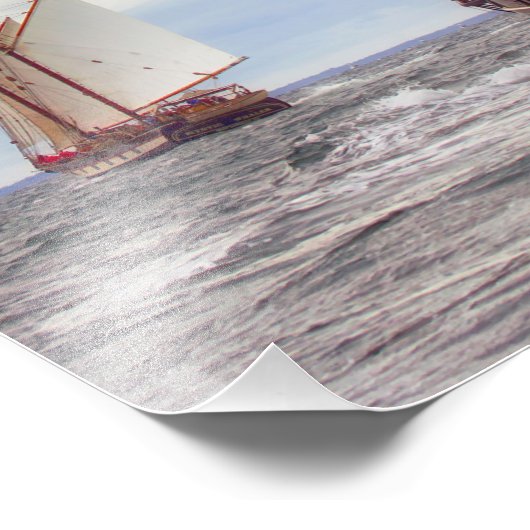 Der Walfänger Fotodruck (Ecke)