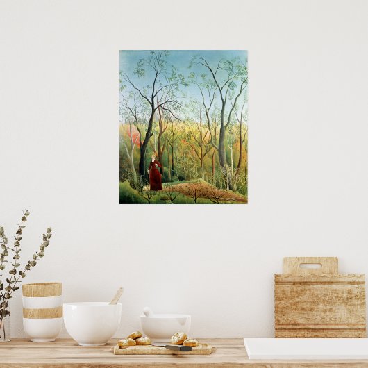Der Walk im Wald, 1886-90 Poster (Küche)