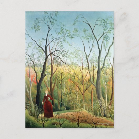 Der Walk im Wald, 1886-90 Postkarte (Vorderseite)