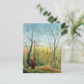 Der Walk im Wald, 1886-90 Postkarte (Stehend Vorderseite)