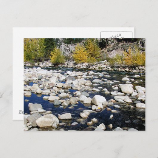 Der Walker im Herbst Postkarte (Vorne/Hinten)