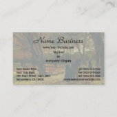 Der Walker unter den Herbst von Vincent van Gogh V Visitenkarte (Vorderseite)