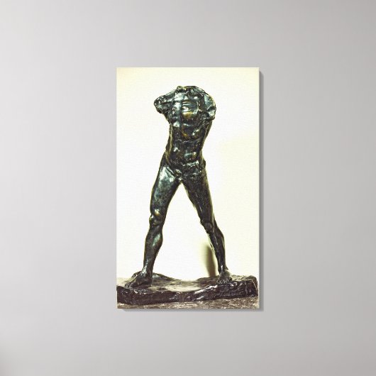 Der Walking Man, 1877 (Bronze) Leinwanddruck (Vorderseite)