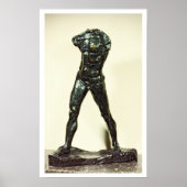 Der Walking Man, 1877 (Bronze) Poster (Vorne)